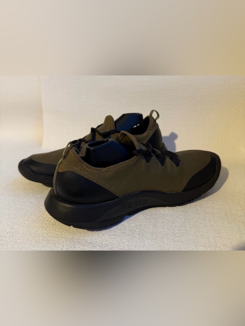 OOFOS OOmg Sport LS Recovery Shoes Olive Men’s 9 Women’s 11 Green Black - Picture 4 of 6